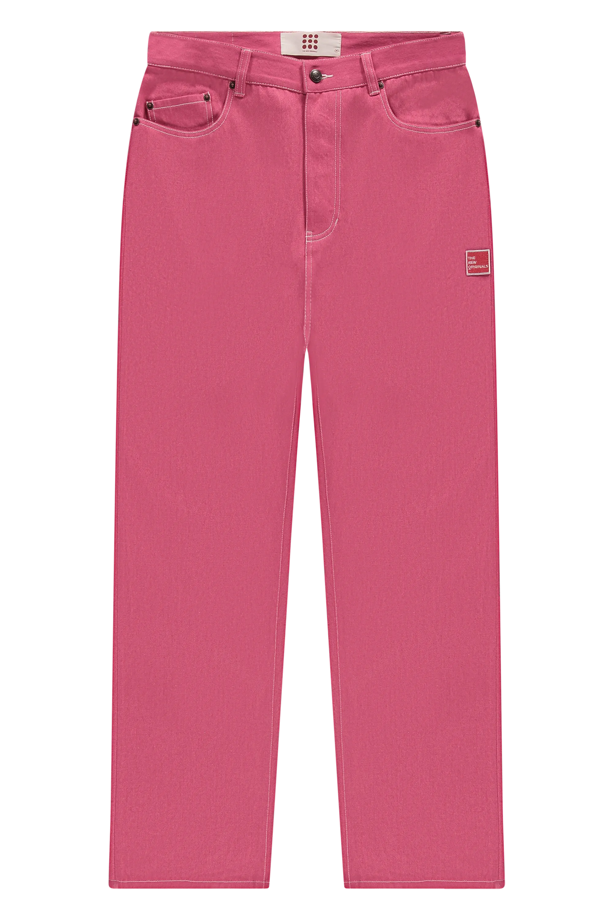9-Dots Relaxed Jeans Carmine