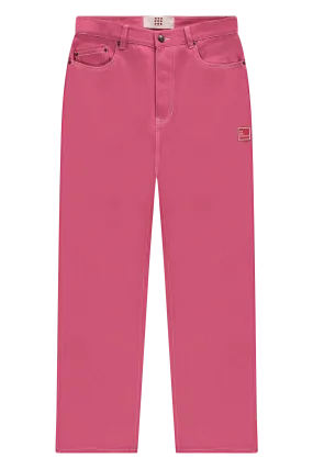 9-Dots Relaxed Jeans Carmine