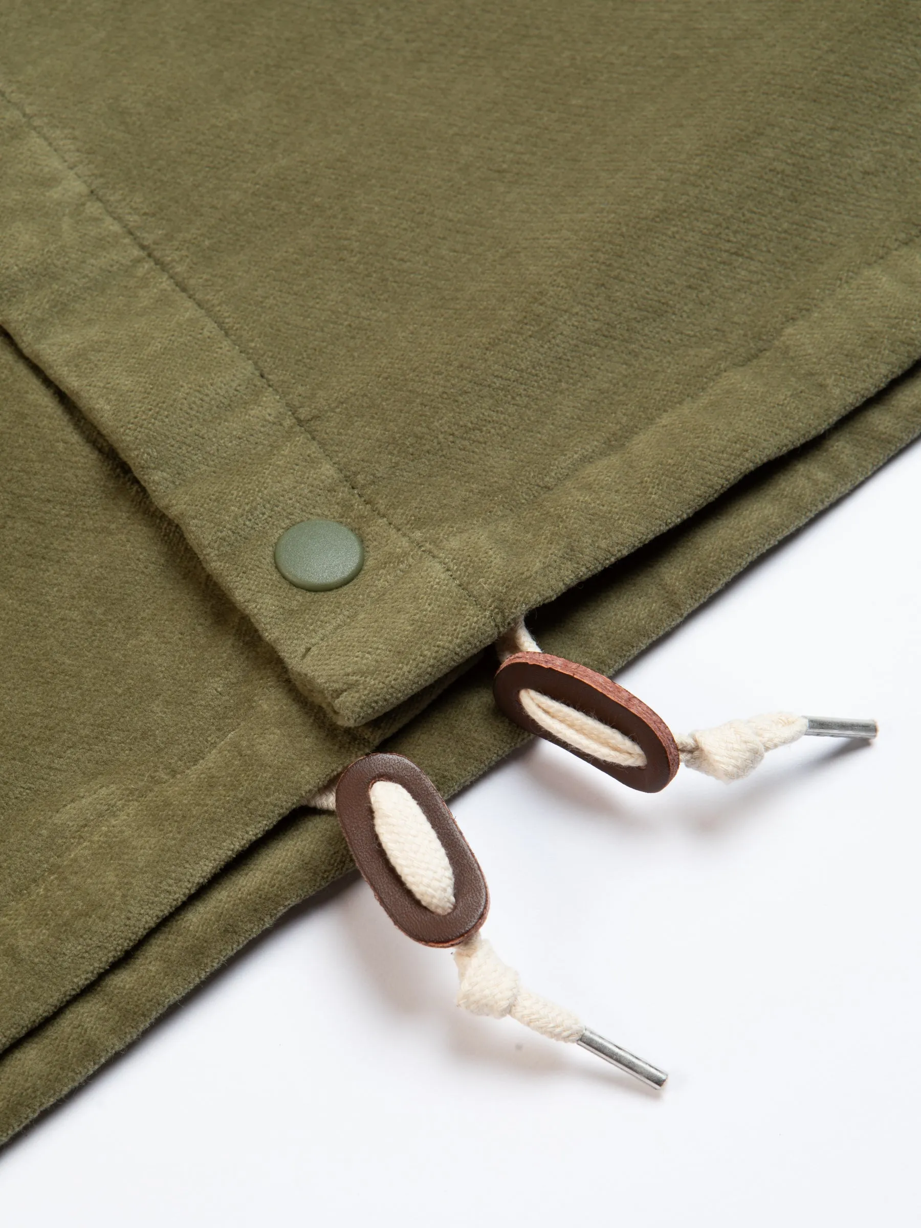 Armadale Coach Jacket in Light Military Moleskin
