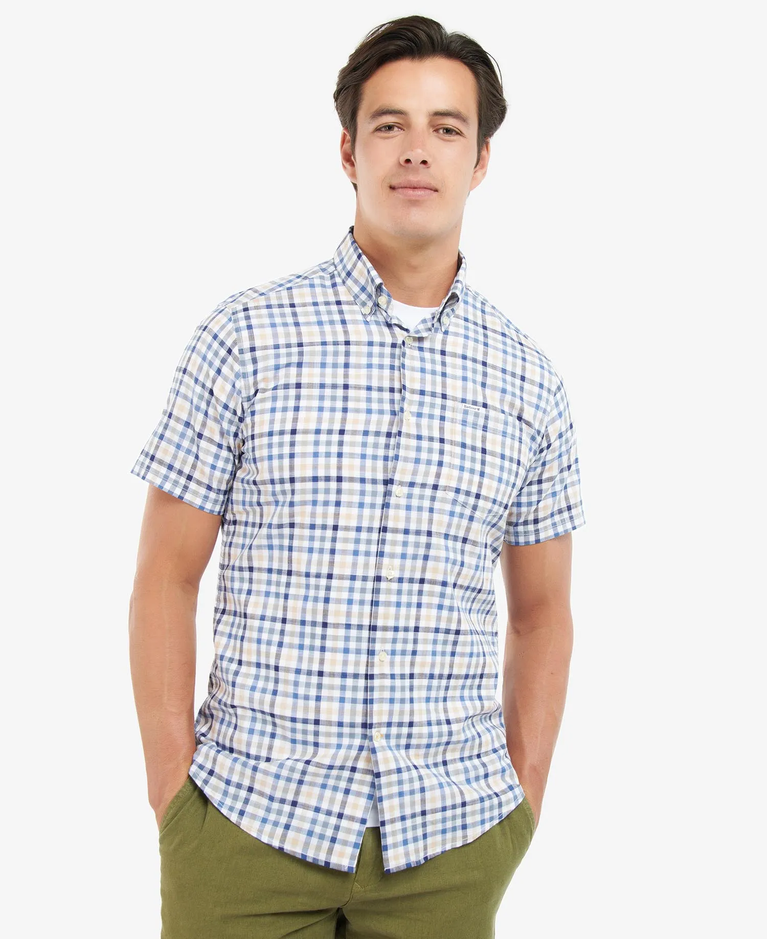 Barbour Kinston Tailored Shirt - Stone