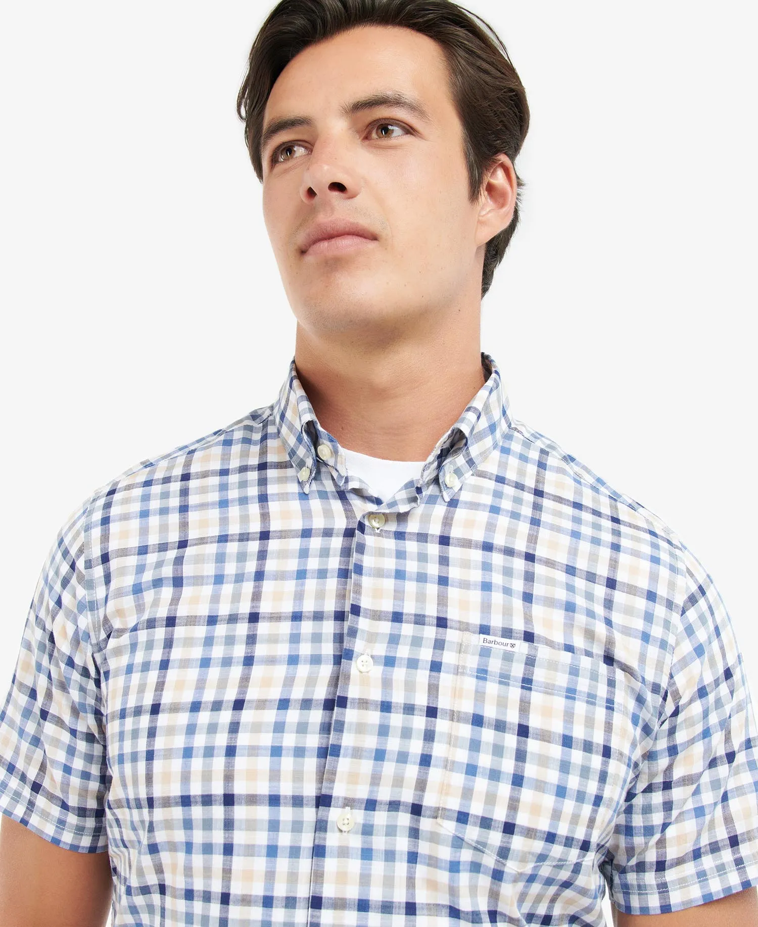 Barbour Kinston Tailored Shirt - Stone