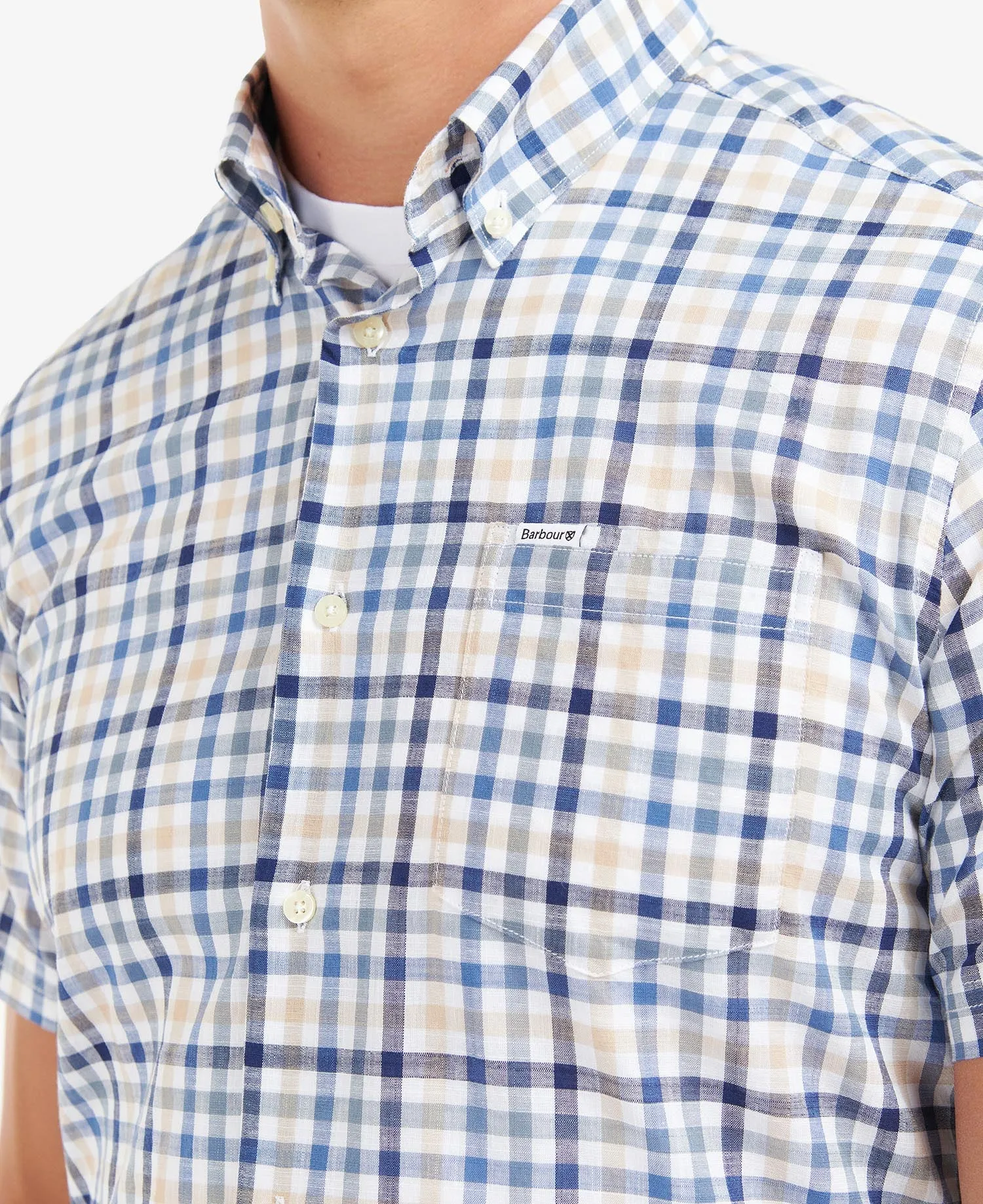 Barbour Kinston Tailored Shirt - Stone