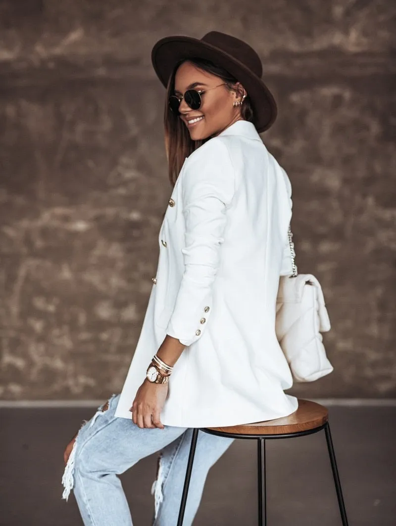 Blazer Feminino Longo - Ella