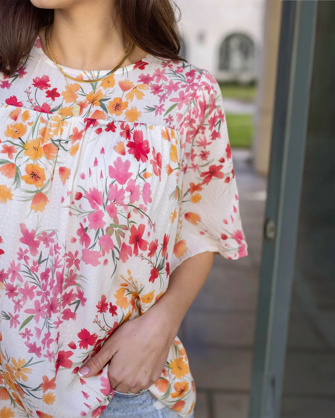 Brooklyn Flowy Floral Blouse
