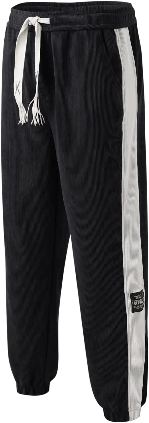 Cargo Trousers for Men Jogger Sweatpants for Men Men's Fleece Lounge Pants Mens Fleece Active Athletic Workout Jogger
