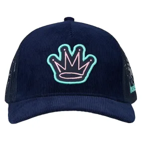 d.Crown Corduroy Trucker Mesh (Navy)