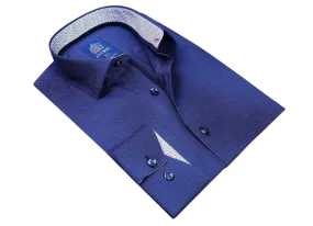 Elegance Redefined: The Luxurious European Crafted, Tailored-Fit Button-Down Men's Dress Shirt | K04