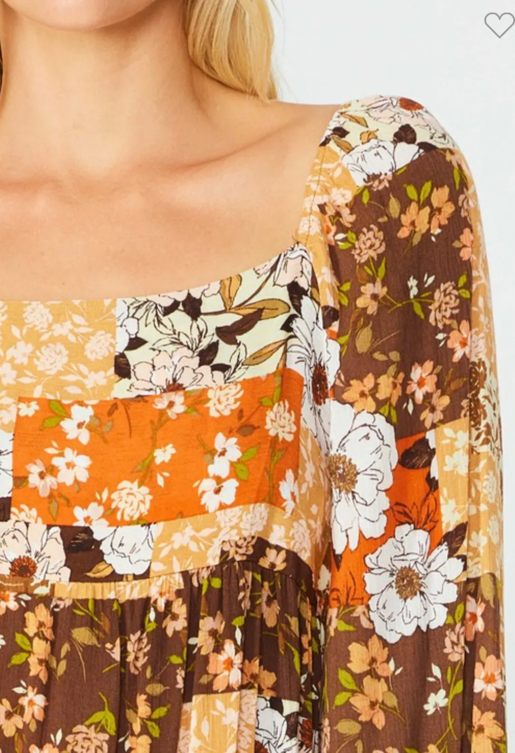 Fall Floral Blouse