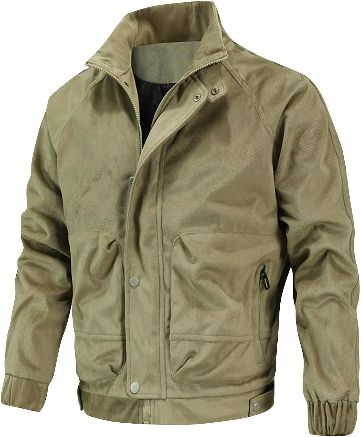 Flight Jackets For Men Full Zip Windbreaker Jacket Light Weight Fashion Warm Coat Big And Tall Outdoor Jackets