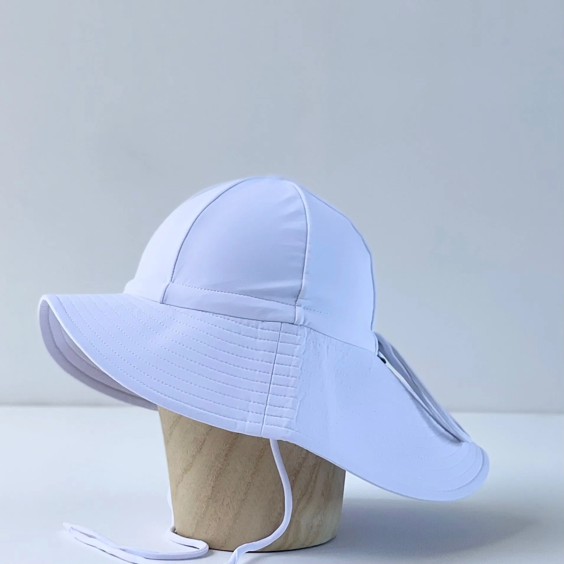 floppy hat | swim | white