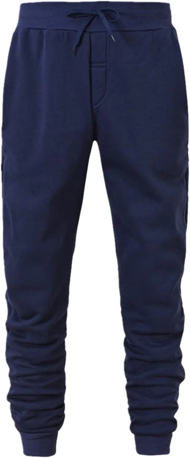 FZVYD Pleated Pants for Men Mens Casual Elastic Drawstring Cargo Pants Lightweight Relaxed Fit Cotton Workout Sweatpants 2023