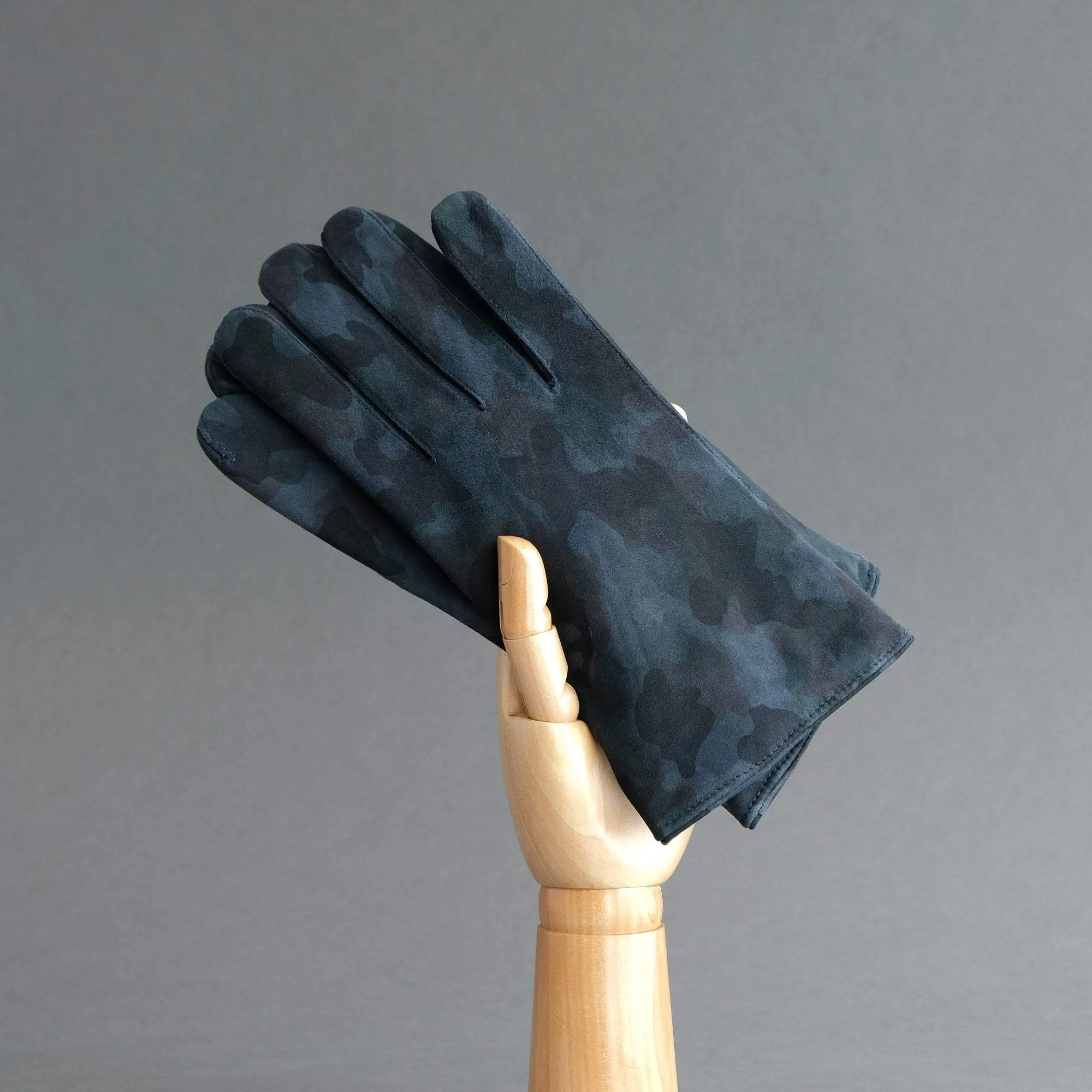 Gentlemen's Gloves from Military Navy (9) Goatskin Lined with Cashmere