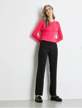 GERRY WEBER<BR>
Simple Trousers<BR>
Black, Navy<BR>