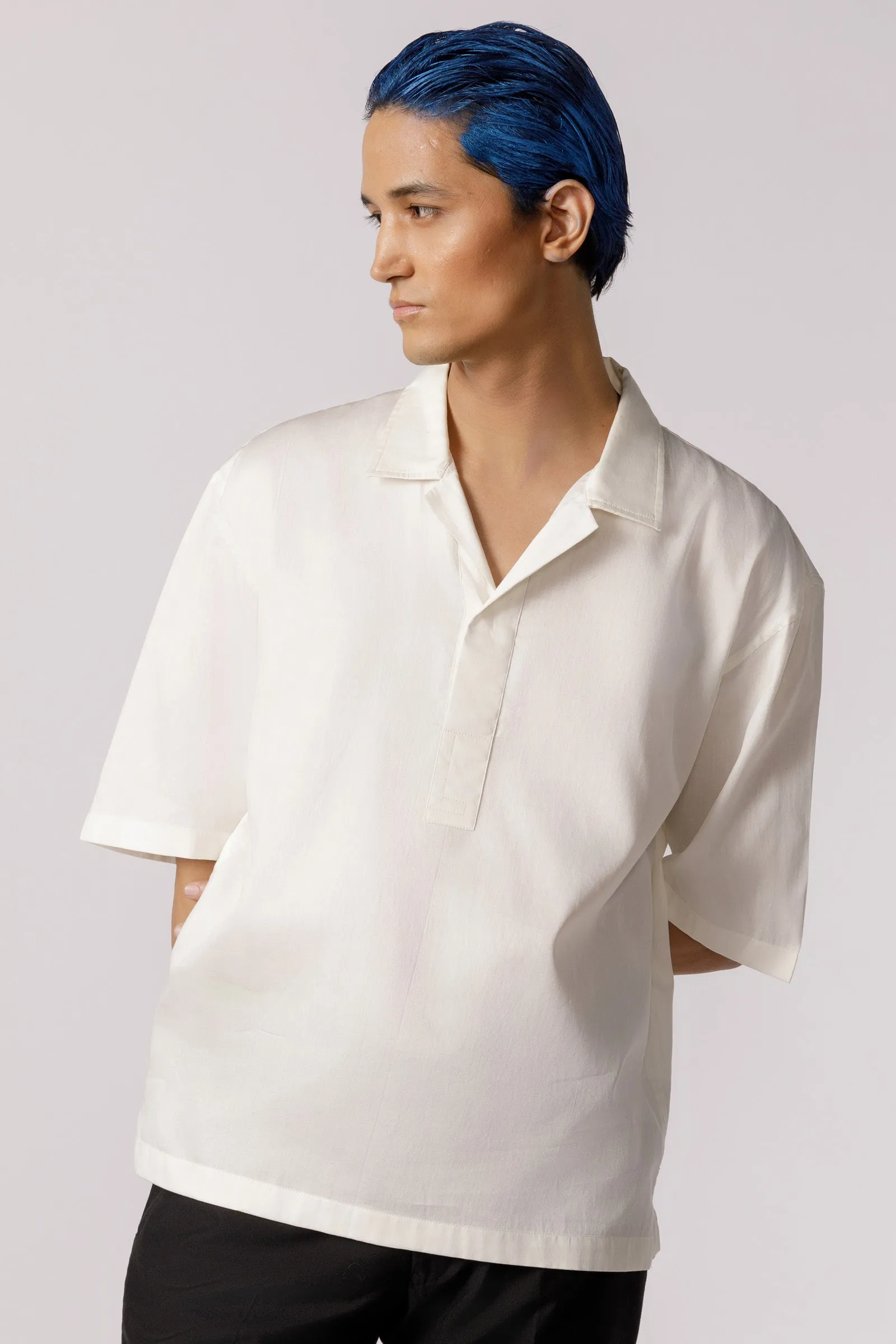 Half placket casual shirt