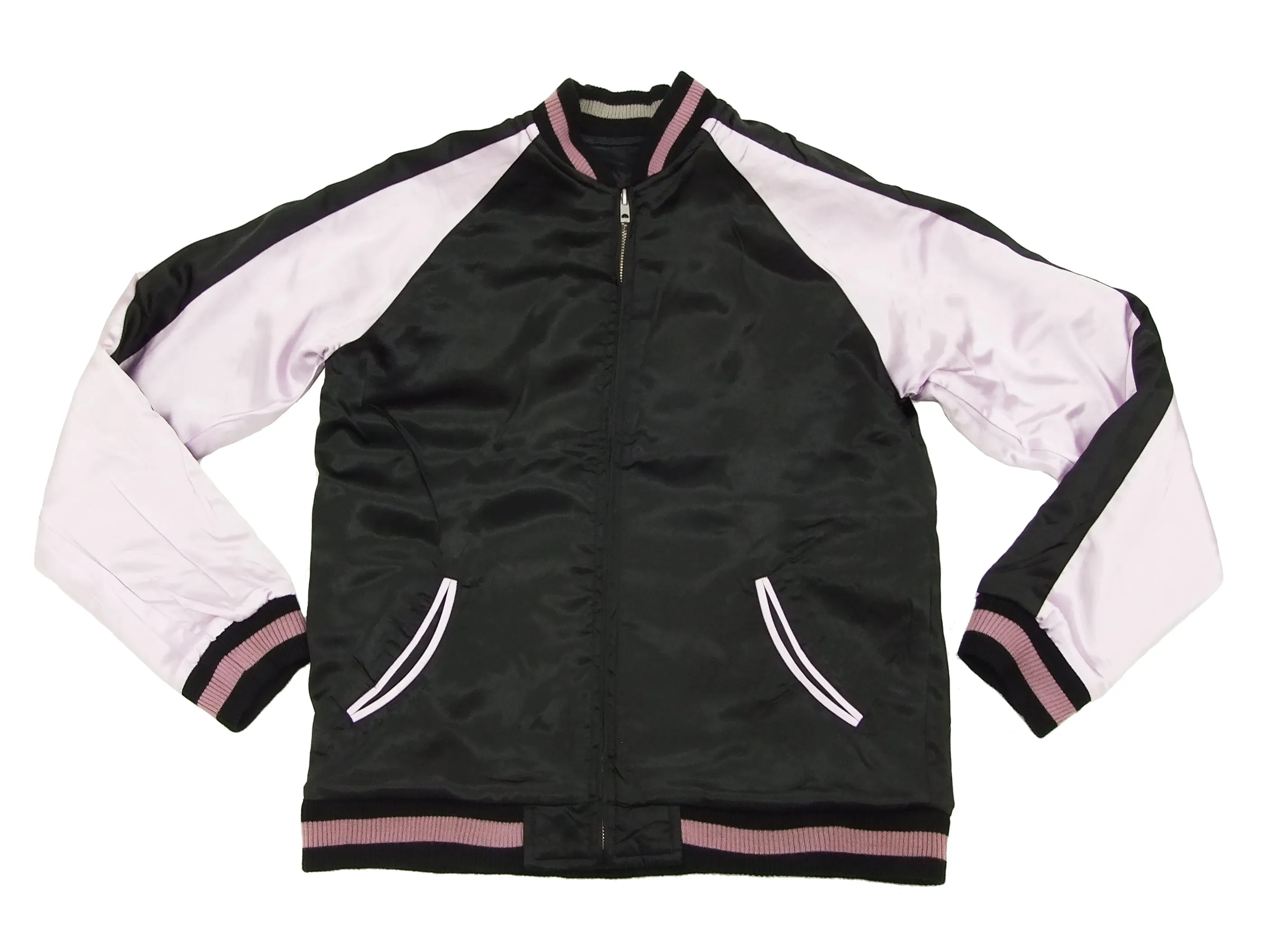 Hanatabi Gakudan Men's Japanese Souvenir Jacket Japanese Geisha Oiran Sukajan Script SSJ-505