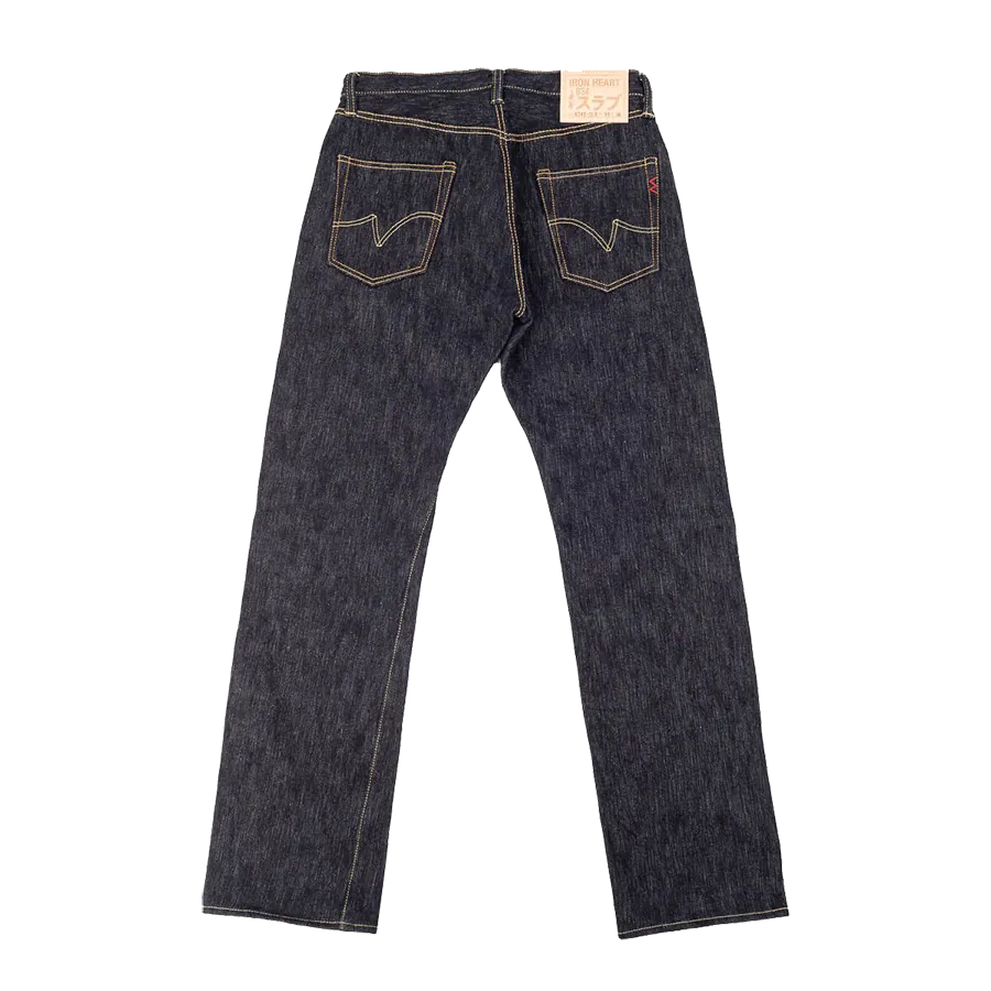 IH-634S-SLB - 16oz Slubby Selvedge Denim Straight Cut Jeans - Indigo