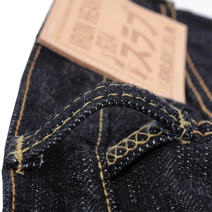 IH-634S-SLB - 16oz Slubby Selvedge Denim Straight Cut Jeans - Indigo