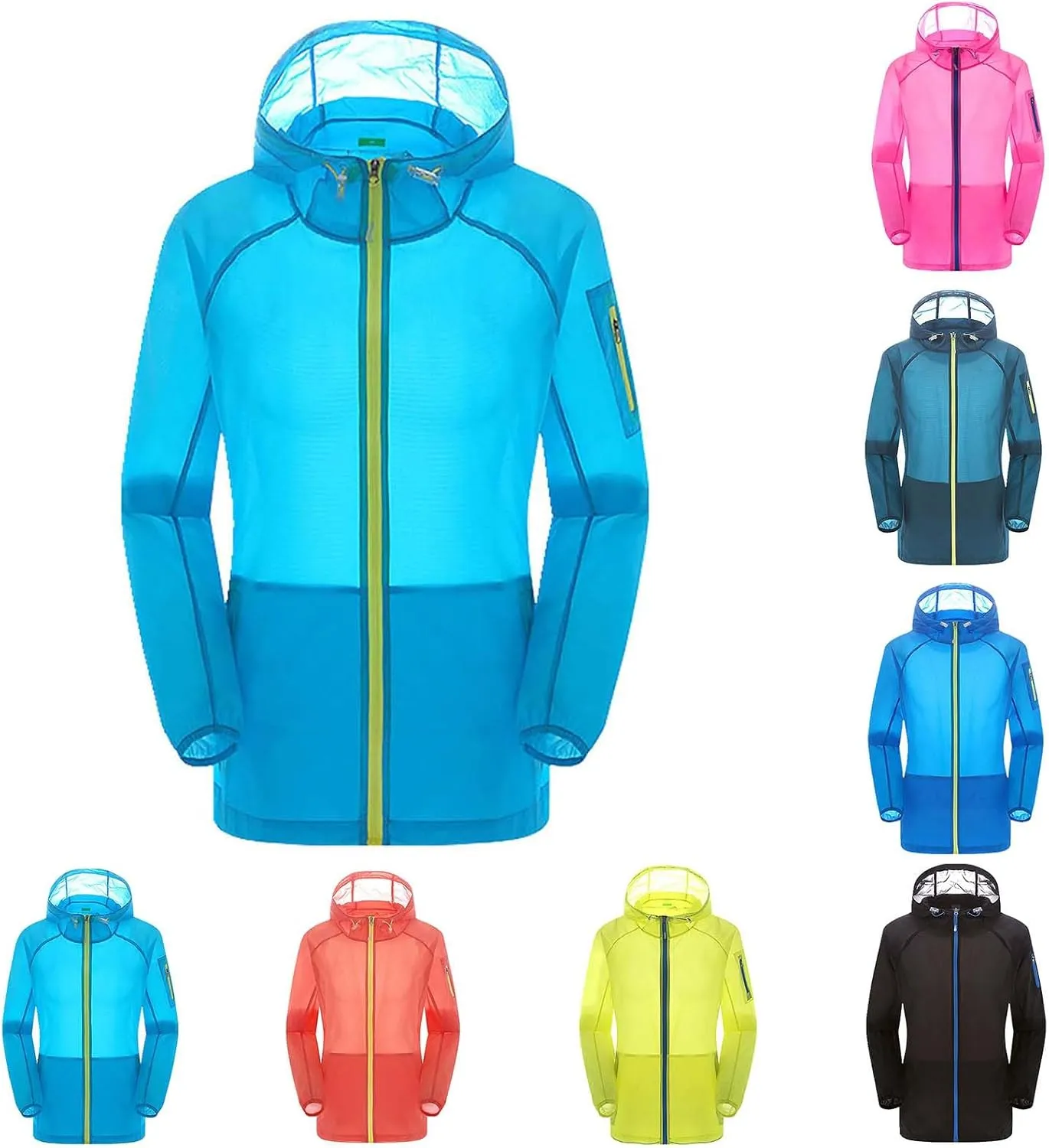 Jacket for Women Ultra Light Thin Breathable Outdoor Cycling Quick Drying Comfort Jacket Hoodie Skin Clothing Jacket