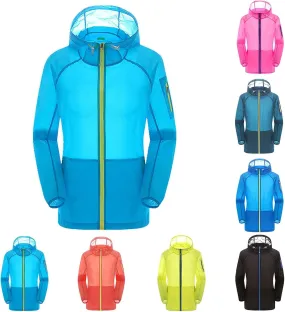 Jacket for Women Ultra Light Thin Breathable Outdoor Cycling Quick Drying Comfort Jacket Hoodie Skin Clothing Jacket