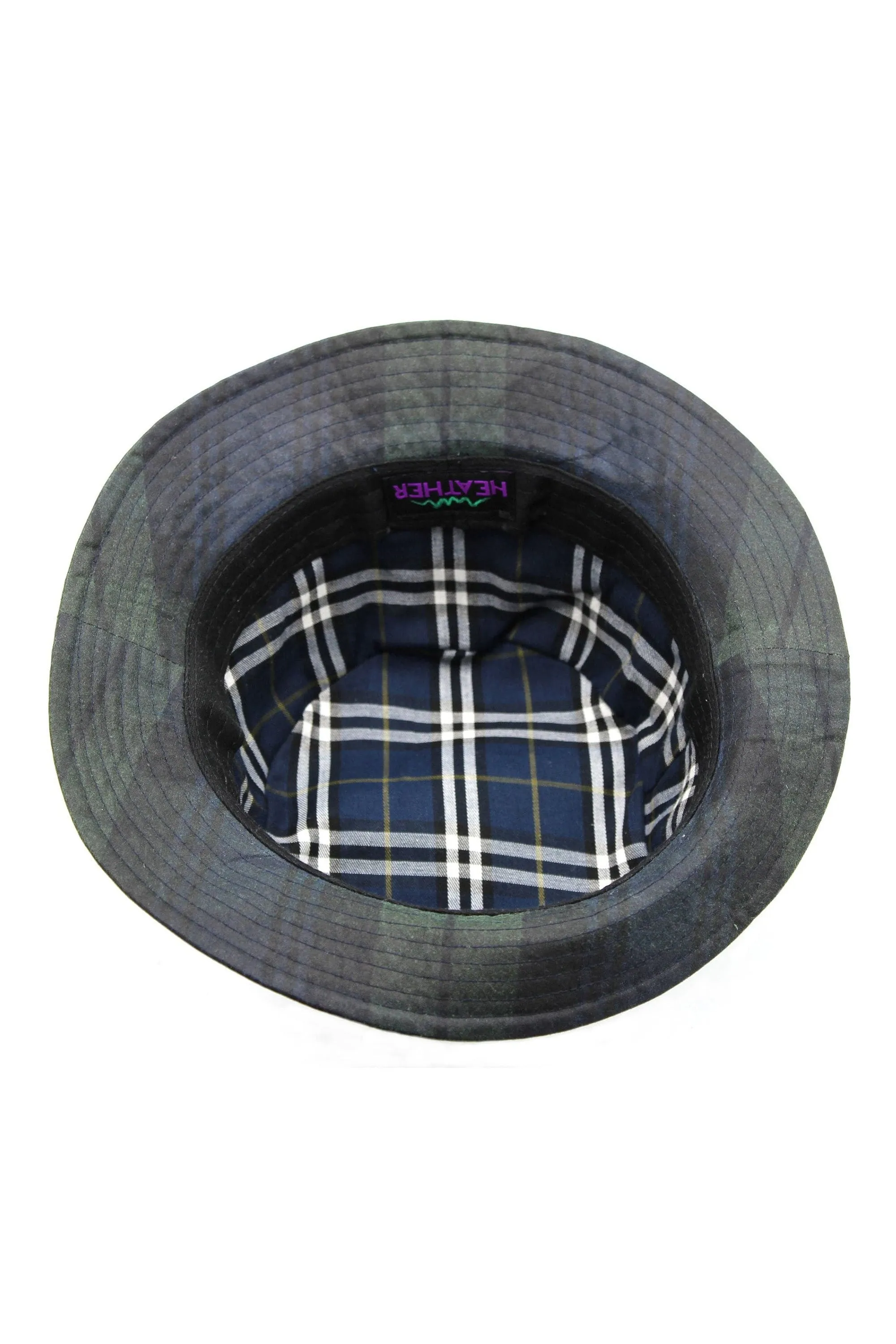 Lachlan Tartan Wax Bush Hat - Blackwatch