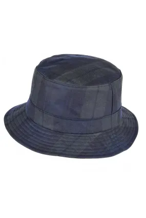 Lachlan Tartan Wax Bush Hat - Blackwatch