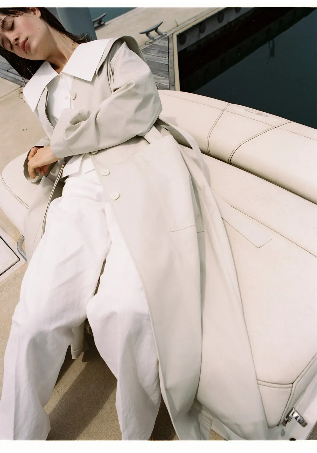 Lena Light Sage Coat