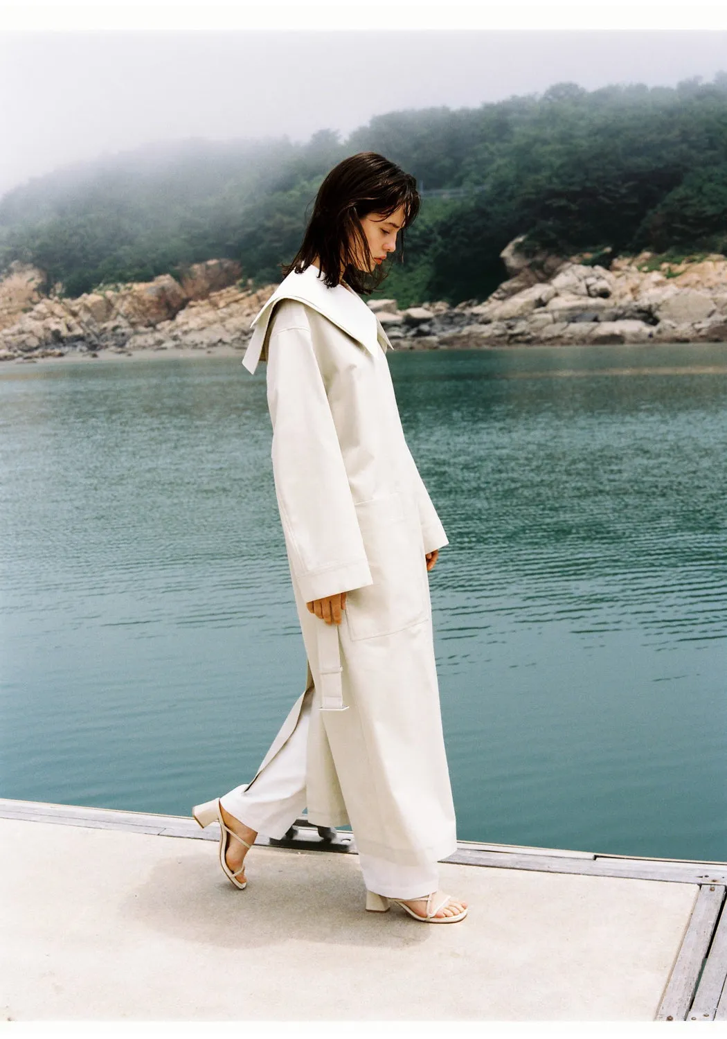 Lena Light Sage Coat