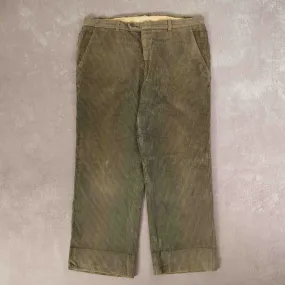 MEN'S VINTAGE RELAXED JUMBO CORD TROUSERS - W34 X L28