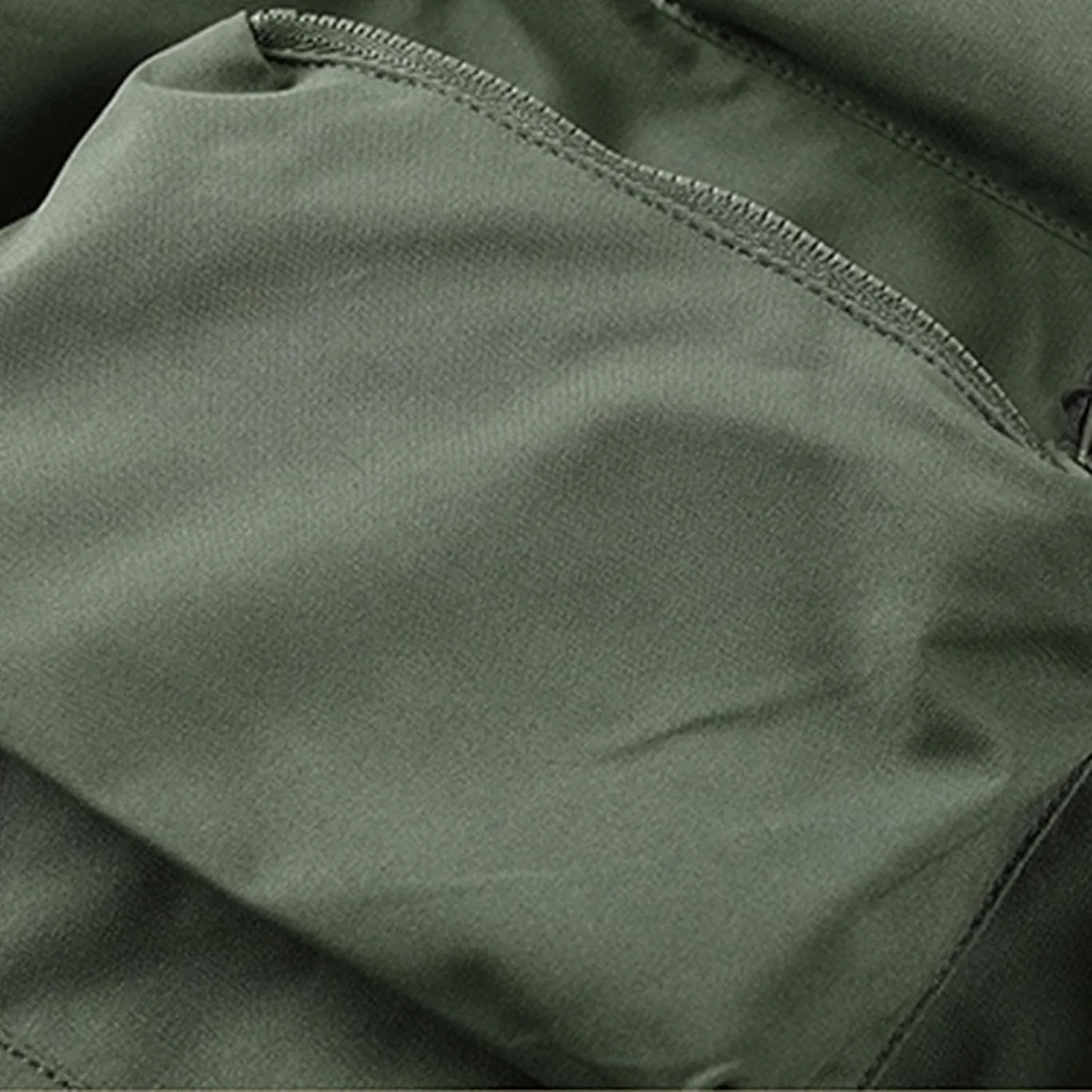 Men's Winter Jacket Lightweight Breathable Coats Warm Cargo Jackets Multi Pockets Stand Collar Jacket with Hooded