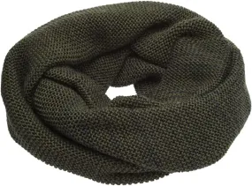 Merino Wool Infinity Loop Scarf: Unisex One Size Thermal Winter Neck Gaiter for Women & Men