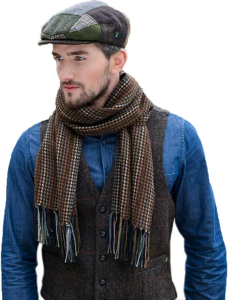 Mucros Weavers Alpaca Wool Scarf, 12 x 68 inches with 4-inch Fringe, Made in Ireland