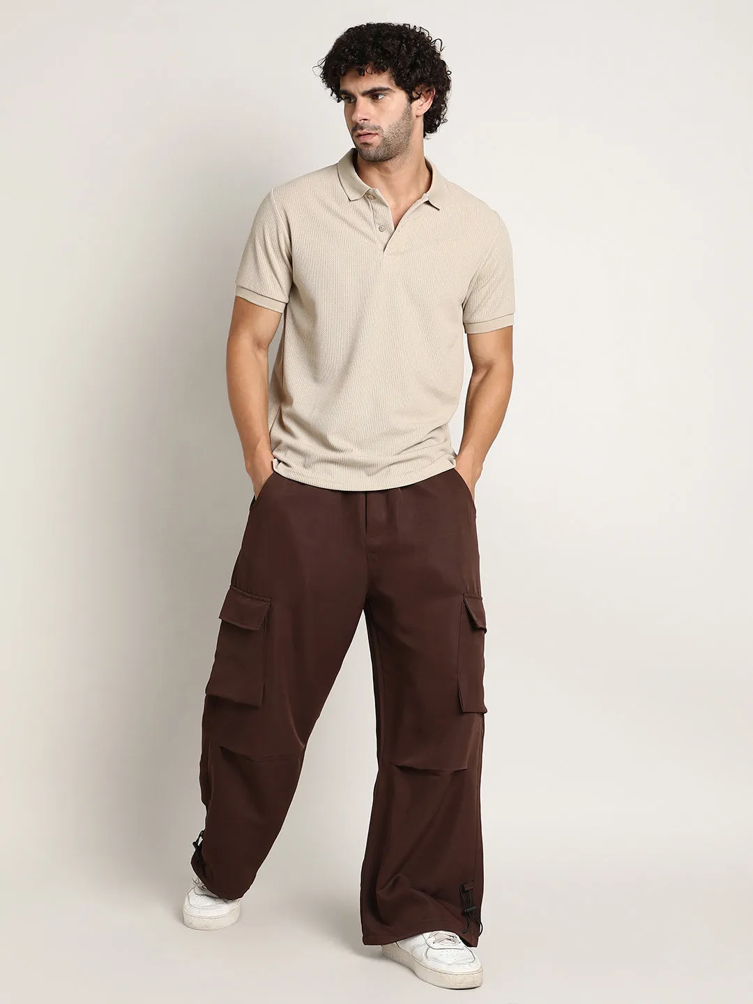 Parachute-Relaxed Cargo Trousers