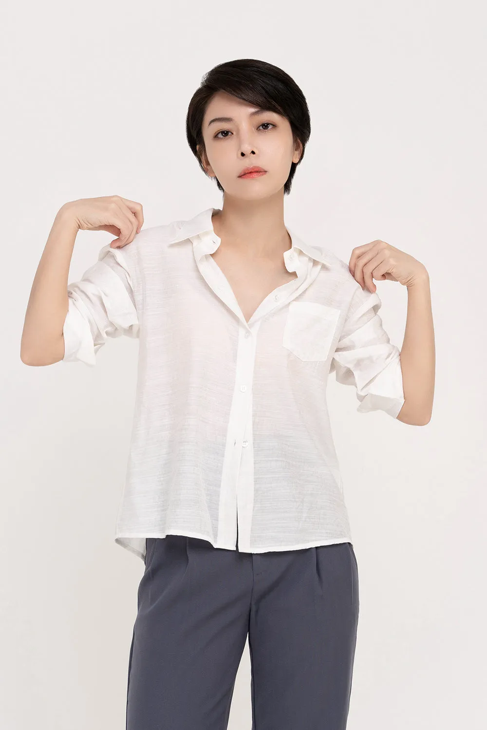 Pocketed Casual Shirt