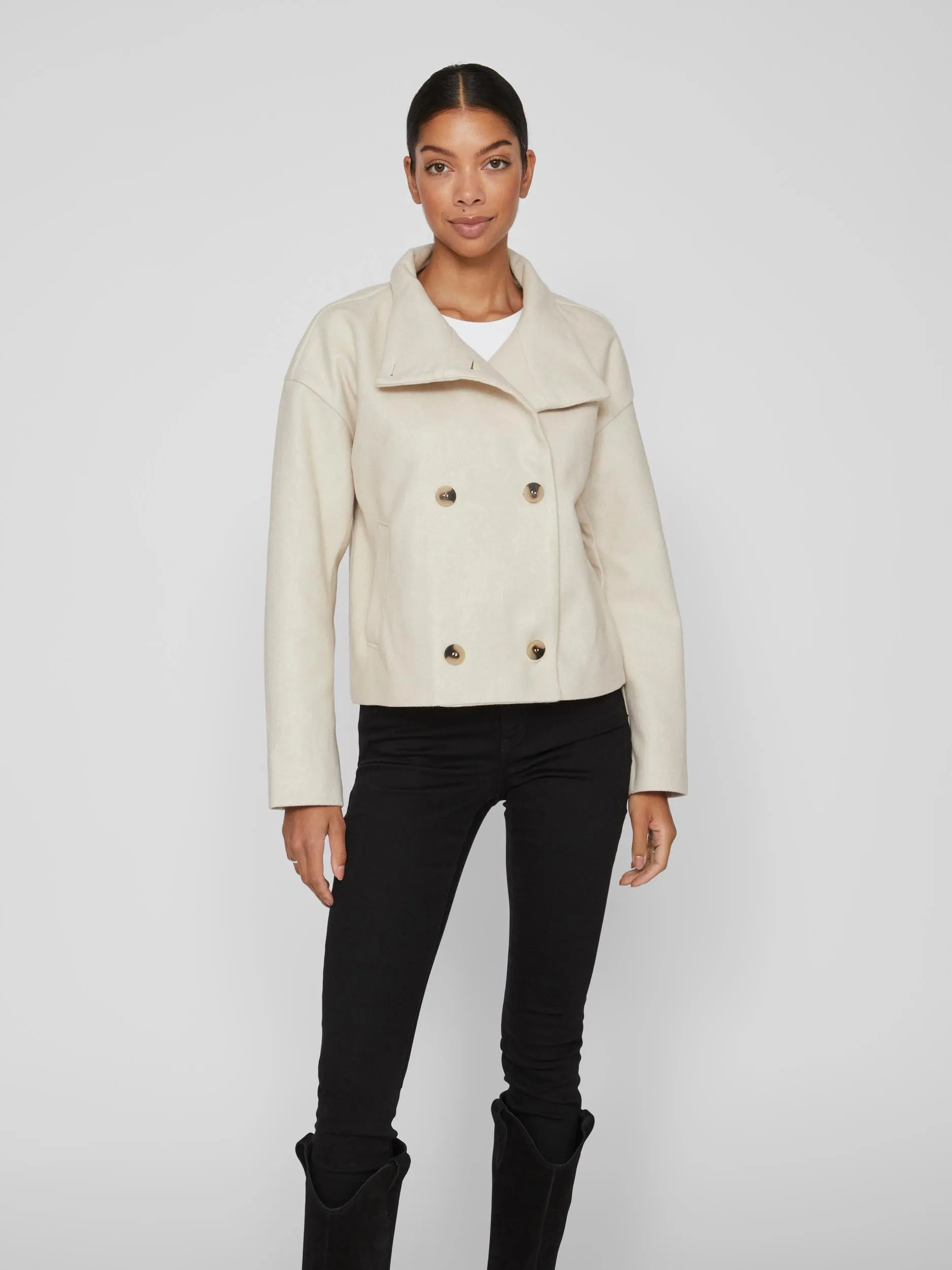 POKA SHORT JACKET (SUPER LIGHT NATURAL)