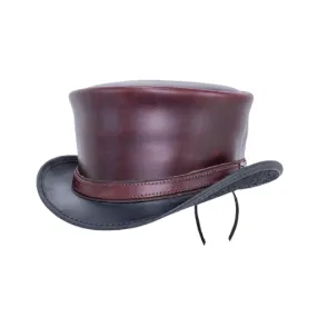 Premium Mad Hatter Leather Top Hat