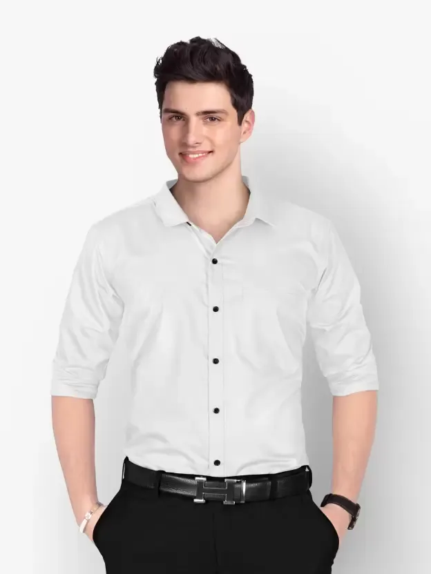 Regular Fit Casual - White