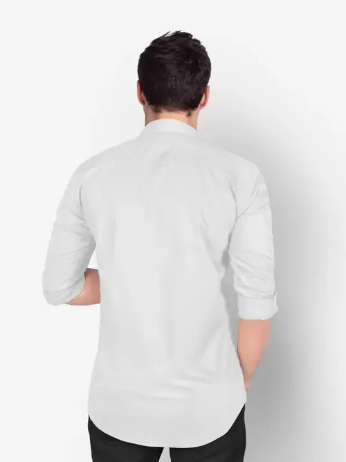 Regular Fit Casual - White