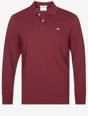 Regular Shield Long Sleeve Pique Rugger Plumped Red