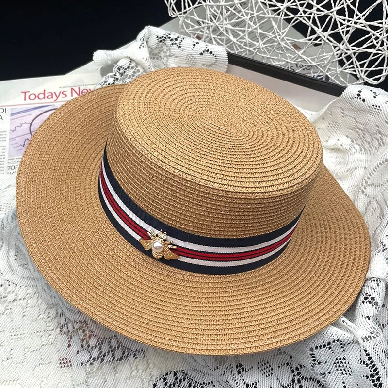 Sisters Matter Regal Bee Straw Hat