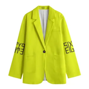 Sixty Eight 93 Logo Black Women's Leisure Blazer #21