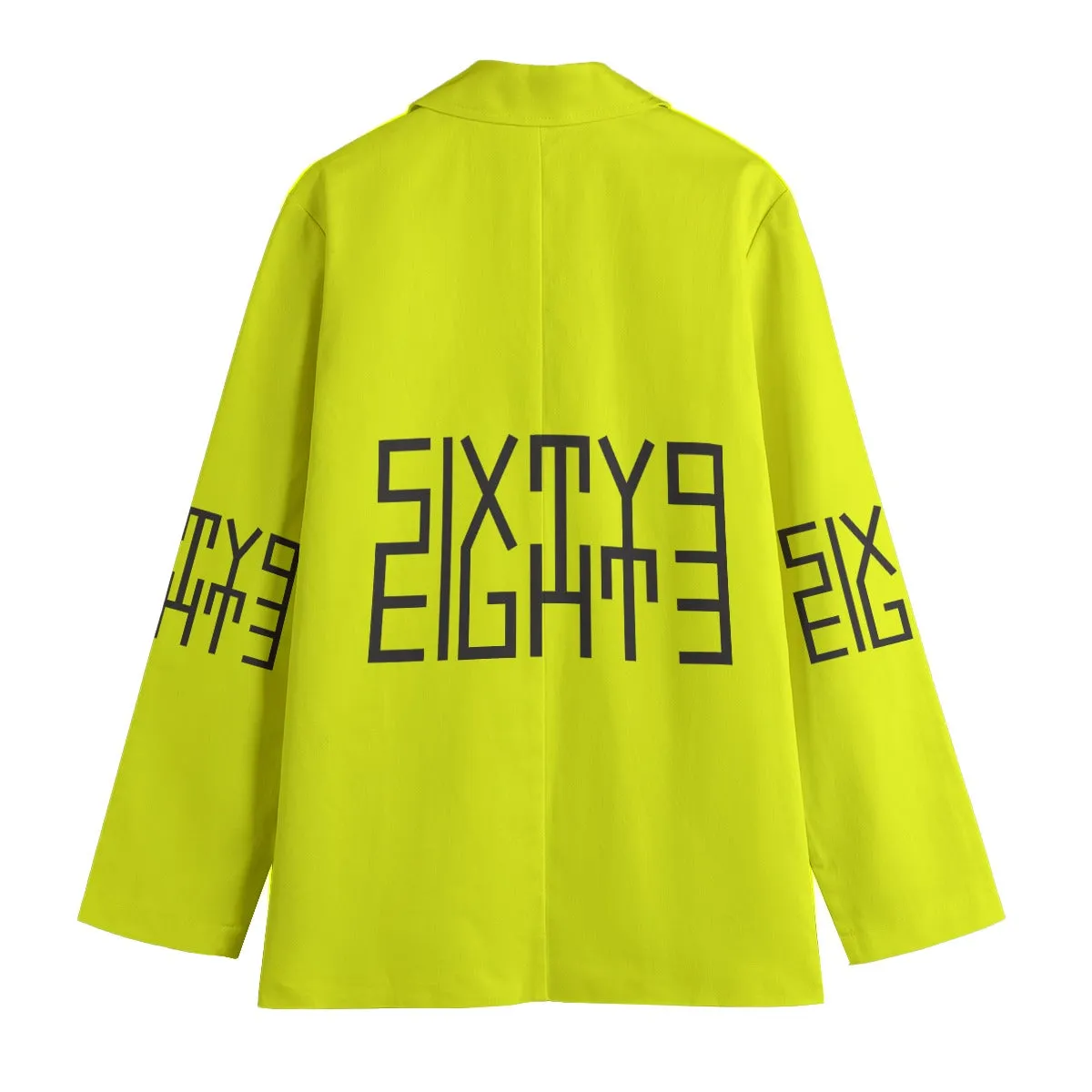 Sixty Eight 93 Logo Black Women's Leisure Blazer #21