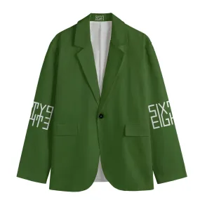 Sixty Eight 93 Logo White Men's Casual Flat Lapel Collar Blazer #25