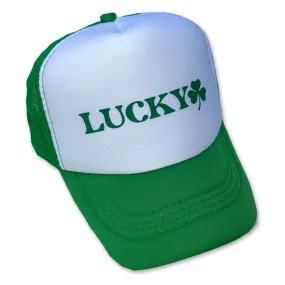 Sol Baby Lucky Green Adult Trucker Hat