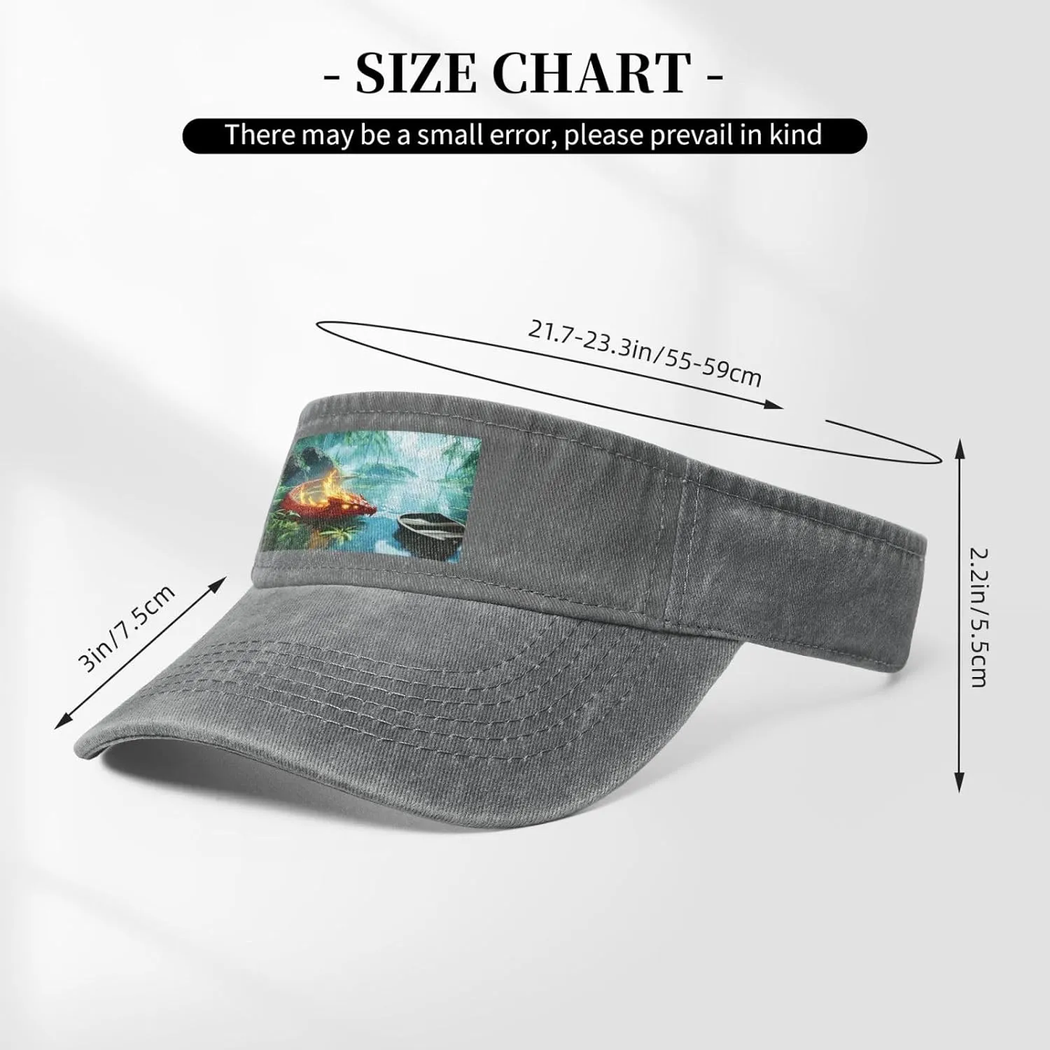 Stylish Sun Hat for Women-Wide Brim Visor Cap, Perfect for Summer, Golf, and Gardening Fire red Chinese Loong Black