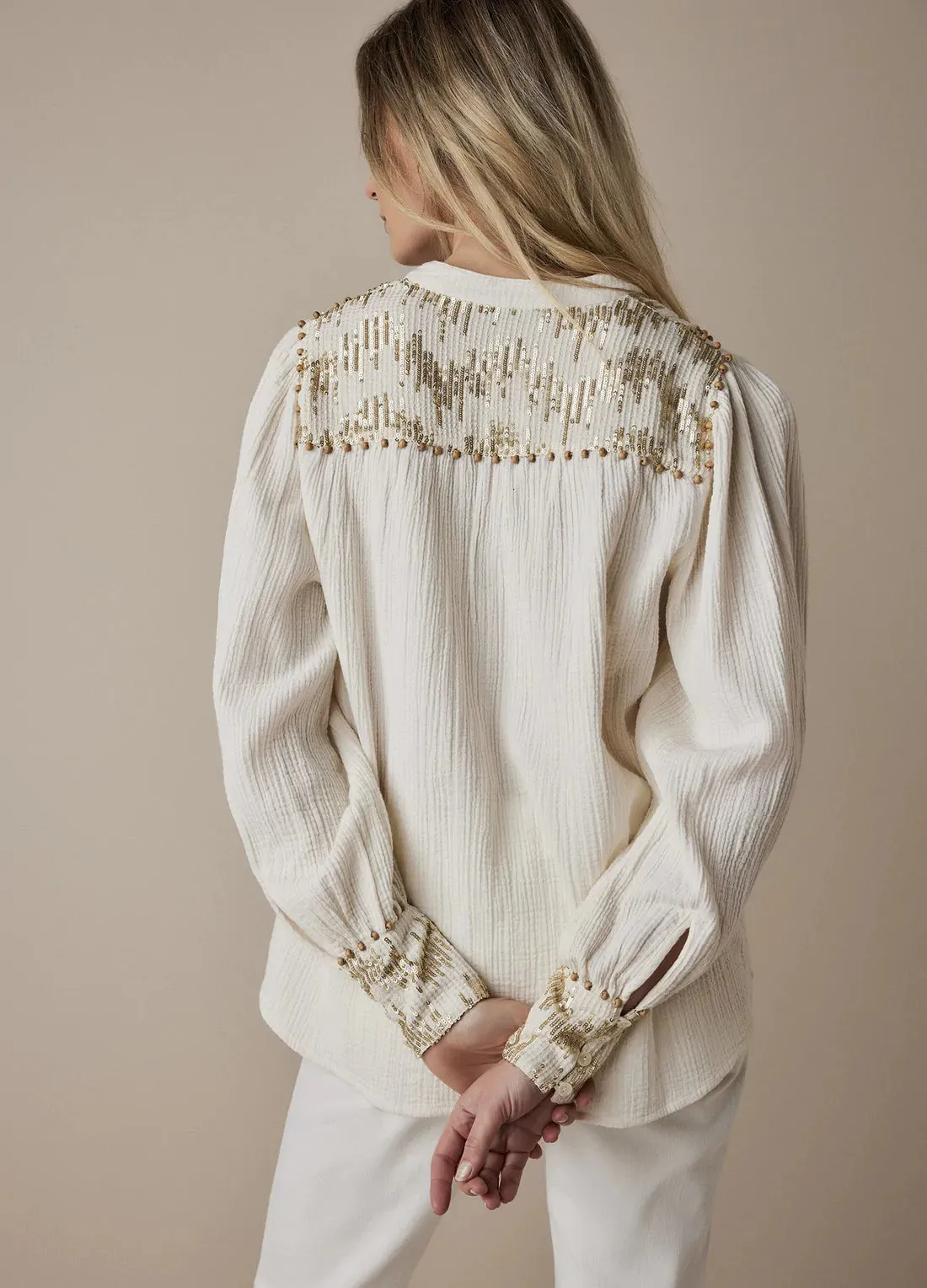 Summum Sequin Blouse