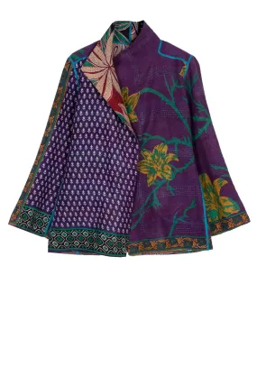 VINTAGE COTTON KANTHA SHORT JKT - cv2007-0066m -