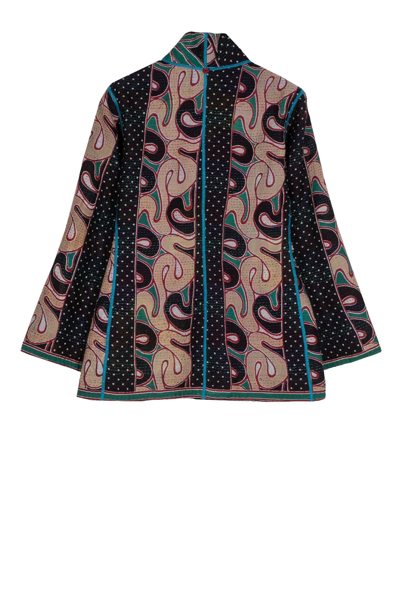 VINTAGE COTTON KANTHA SHORT JKT - cv2007-0066m -