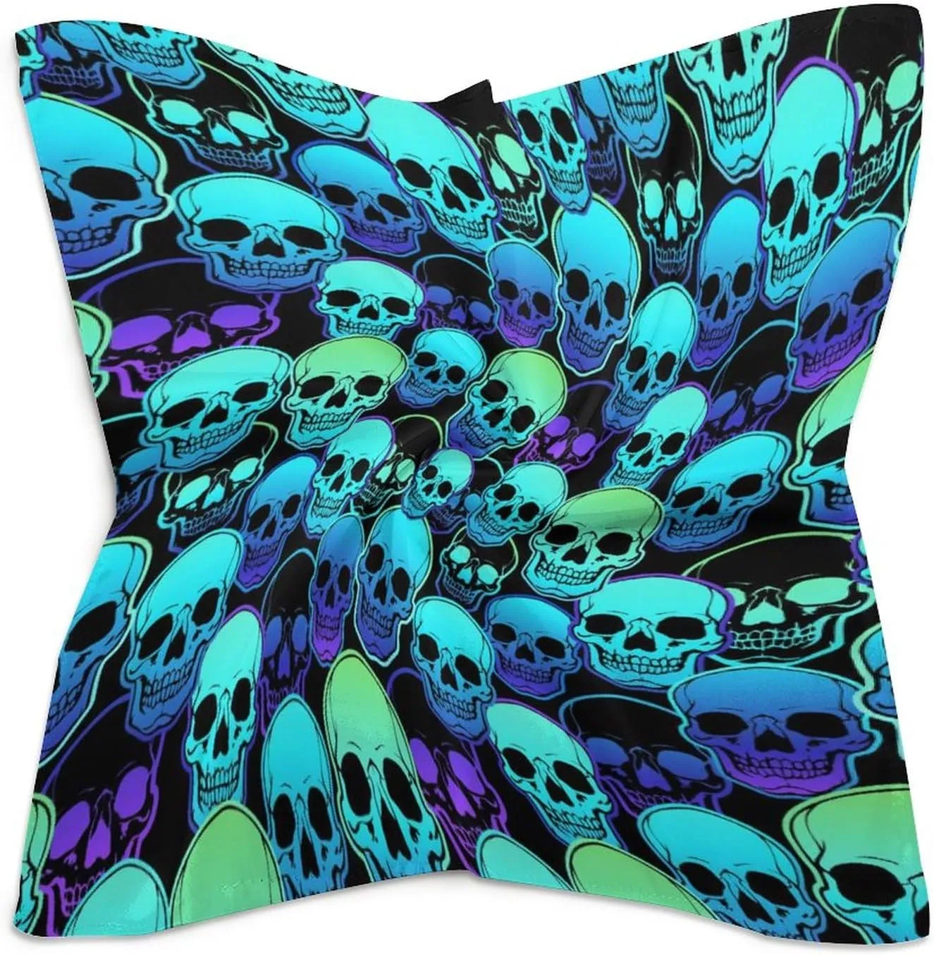 Women Silk Like Hair Scarf Head Sleeping Wrap Satin Headscarf
