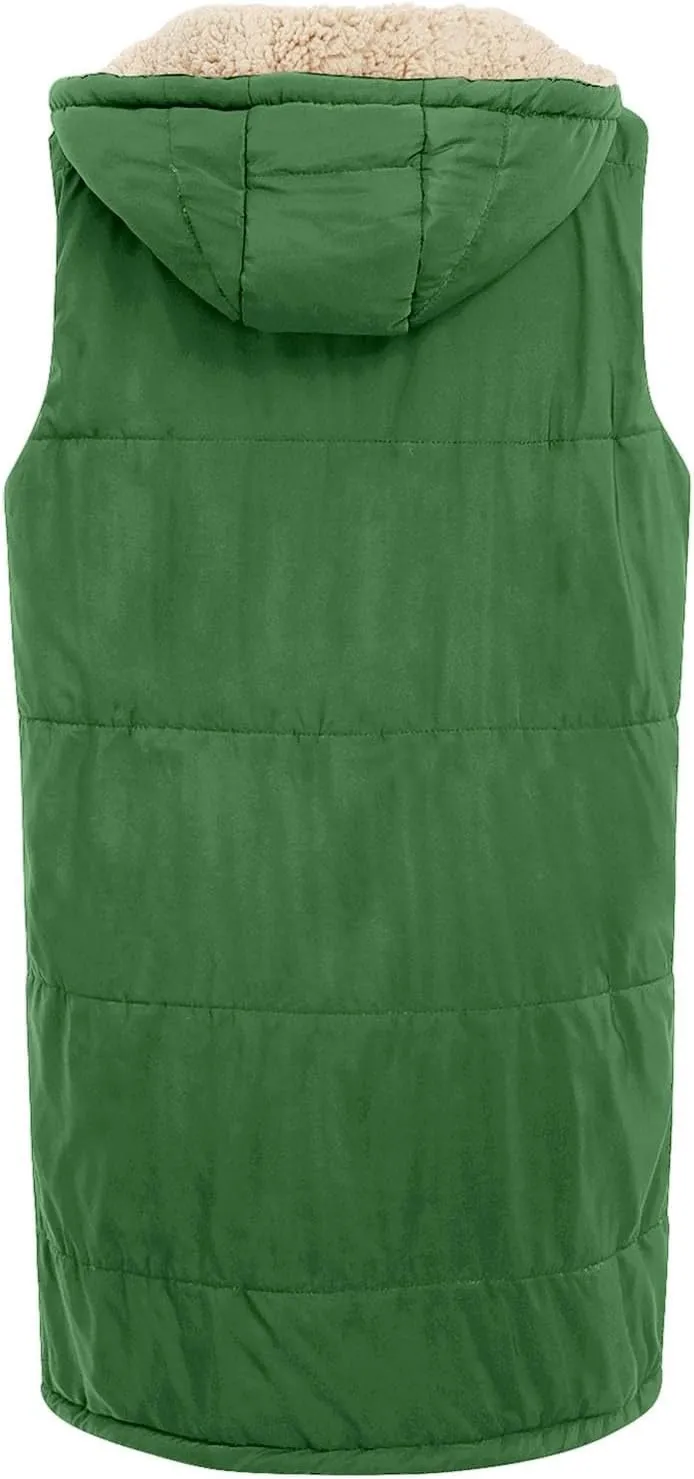 Women's Puffer Jacket Quilted Lightweight Packable Down Parka Oversized Long Padding Jacket Light Warm Hooded Jacket