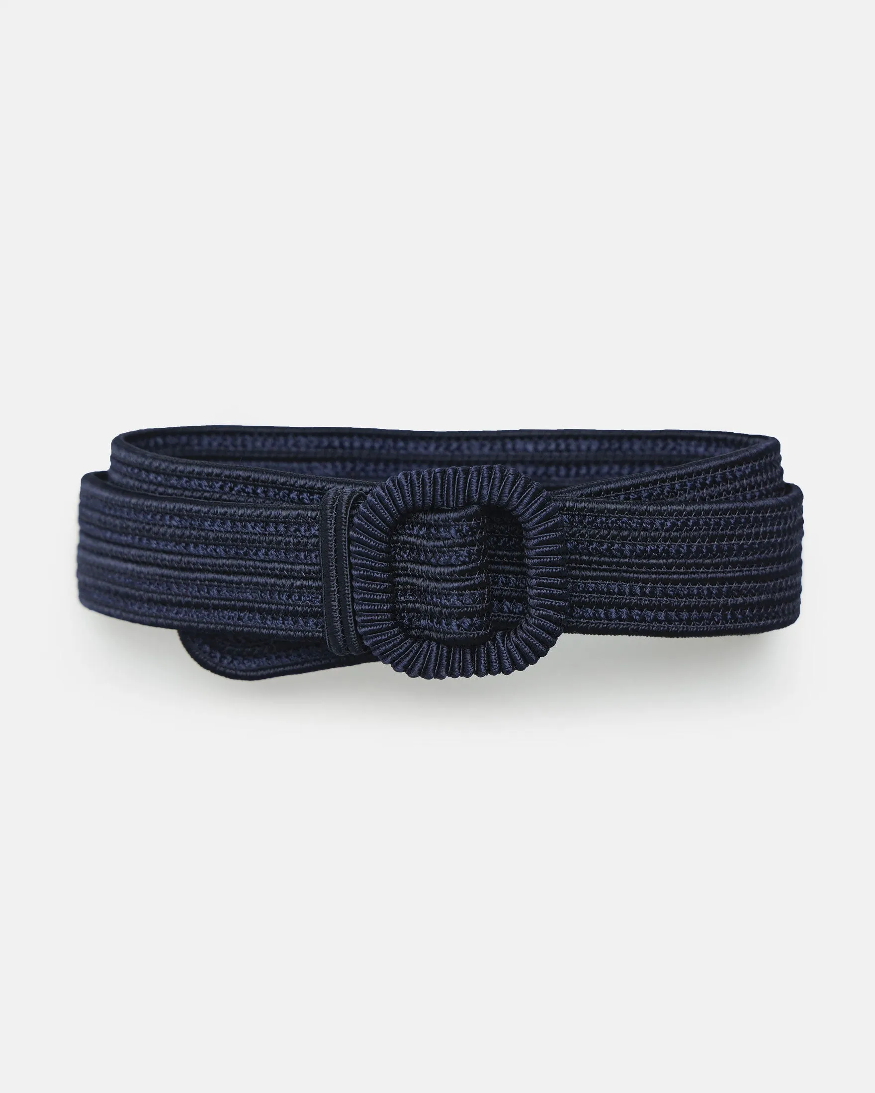 WOVEN PASSEMENTERIE BELT - Midnight Blue